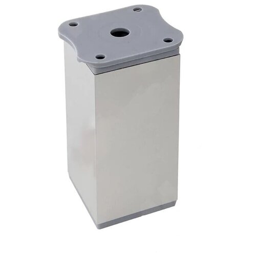 Алди Опора регулируемая 40х40 мм, Н-100 мм, белый