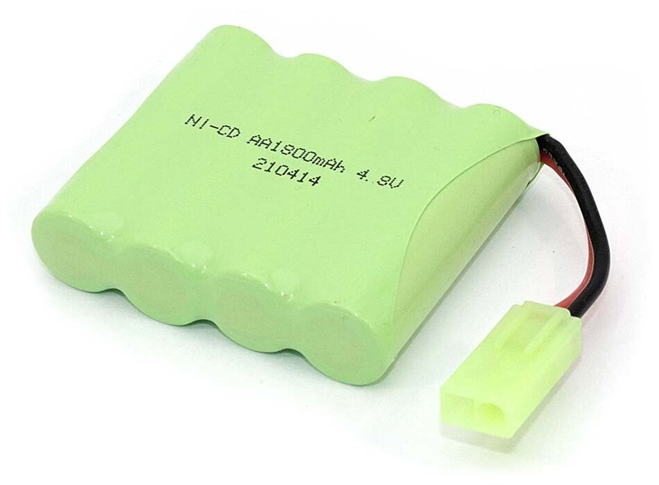 Аккумулятор Ni-Cd 4.8V 1800 mAh AA Flatpack разъем mini Tamiya