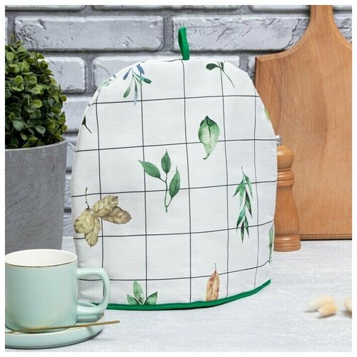 Грелка на чайник Этель Flora 28х28 см 100 хл саржа 190 гм2 783₽