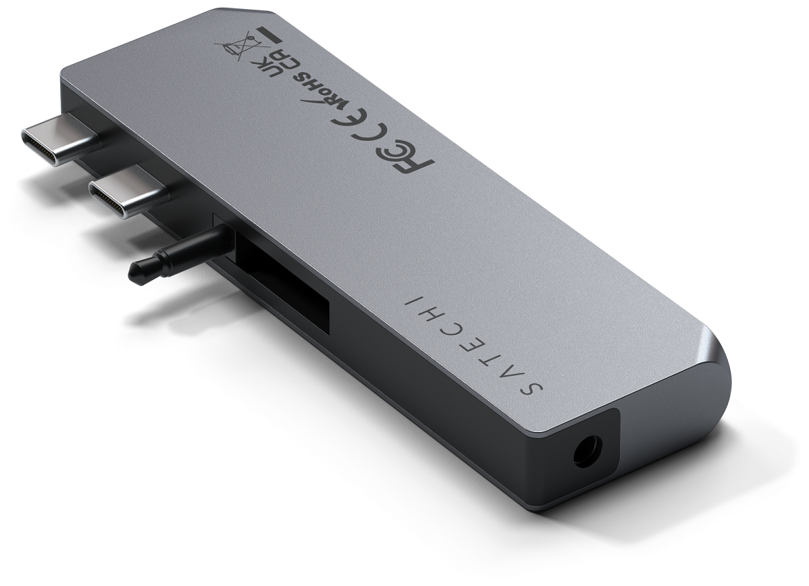 USB-концентратор Satechi USB-C Pro Hub Mini ST-UCPHMIM (Space Gray)