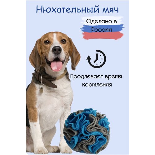 Нюхательный мяч, игрушка для лакомств, игрушка для собак, диаметр 15 см