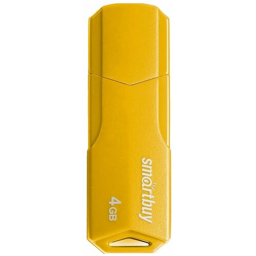 USB-флеш 4GB SmartBuy CLUE (желтая)