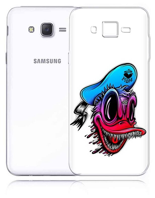 Чехол задняя-панель-накладка-бампер MyPads Дональд для Samsung Galaxy J5 2016 SM-J510H/DS/J510F/DS противоударный