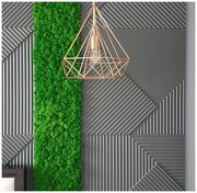 Стеновые 3D панели из гипса Artpole под покраску 60х60см