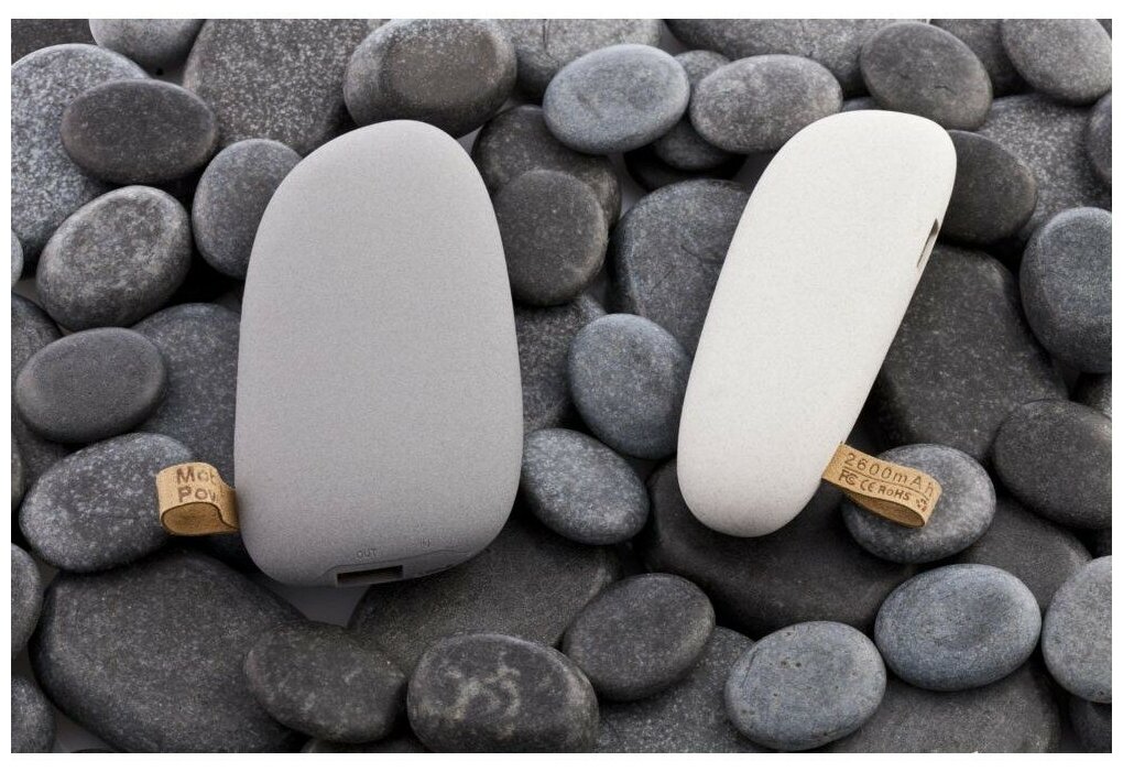 Подарки Внешний аккумулятор "Pebble" в виде камня (5200 мАч)