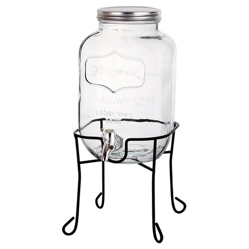 Банка Коралл для лимонада на металлической подставке 5 л 2519₽