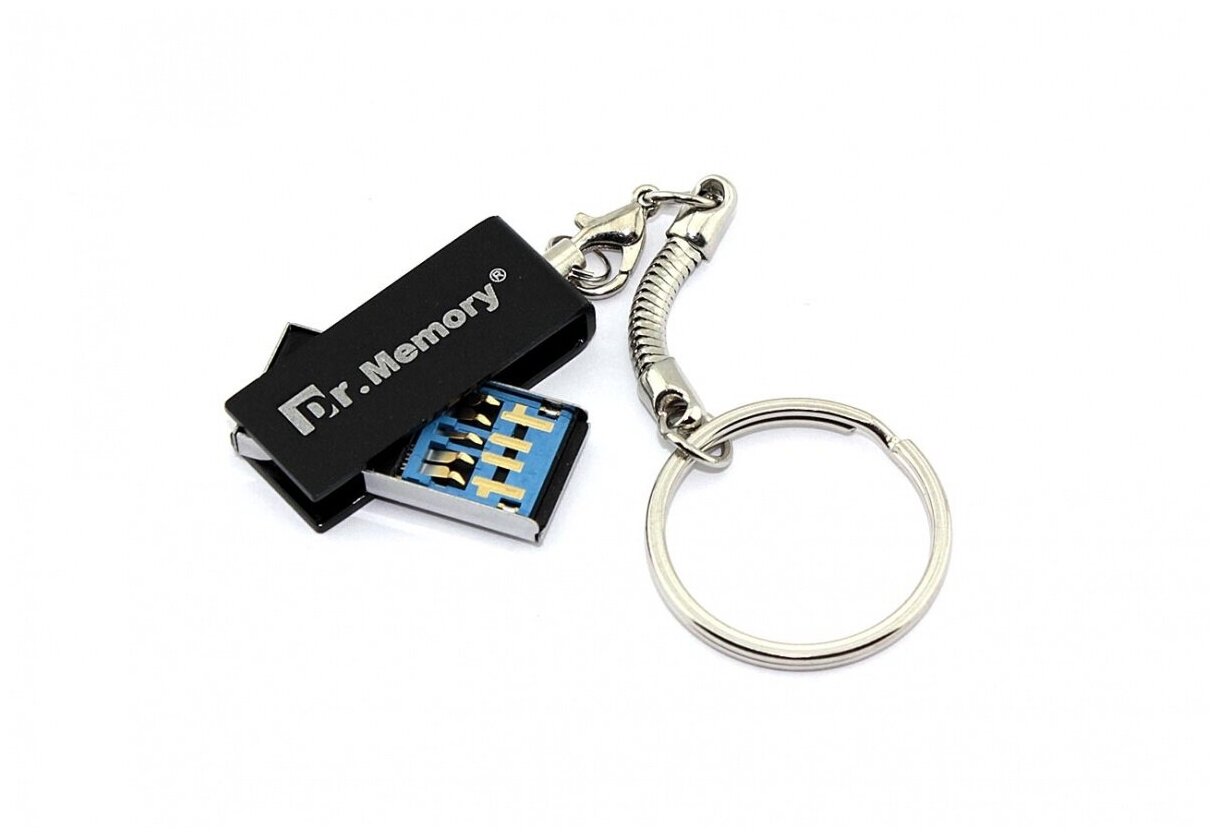 Флешка USB Dr. Memory 005 32GB, USB 3.0, серебристый