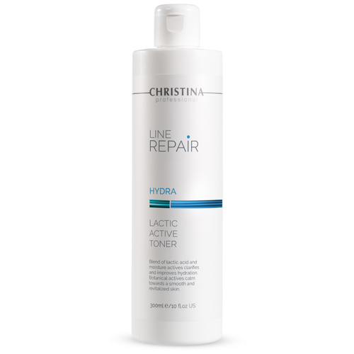 Christina Активный тоник с молочной кислотой, 300 мл - Line Repair Hydra Lactic Active Toner активный тонер christina nutrient goji berries active toner 300 мл