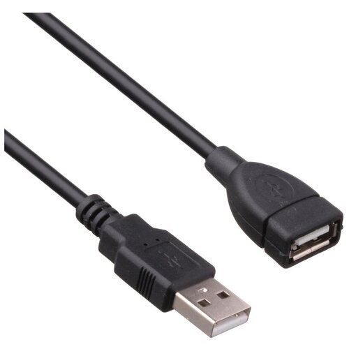 Кабель ExeGate USB A - USB A 1.8 метра (EX138943RUS), 1599539 bion кабель удлинительный usb 2 0 a a m f 0 75м серый [bxp cc usb2 amaf 75cm 300]