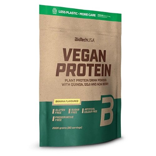 Протеин BioTechUSA Vegan Protein, 2000 гр., банан