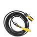 Трос латексный Long Safety cord, 2,2-6,3 kg, Black/Yellow, MAD WAVE