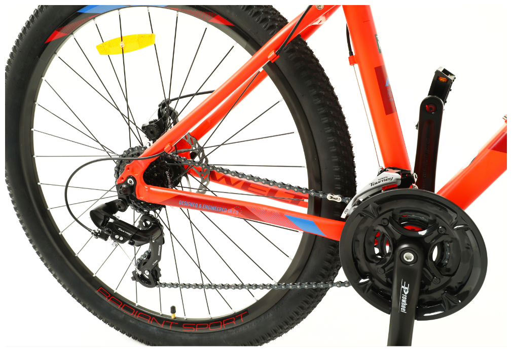 Велосипед горный Welt Ridge 1.0 D 27 (2022) оранжевый - фото №2