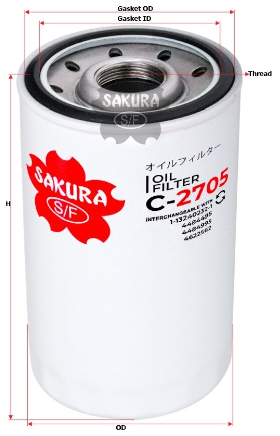 Масляный фильтр Sakura C-2705