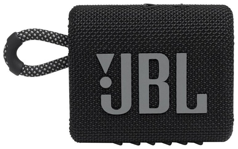 Портативная акустика JBL GO 3, 4.2 Вт, черный