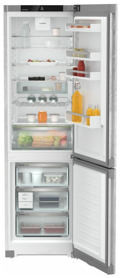 Двухкамерный холодильник Liebherr CNpcd 5723-20 001 серый - фотография № 6