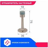 Лучшие Ограничители открывания для дверей настенные