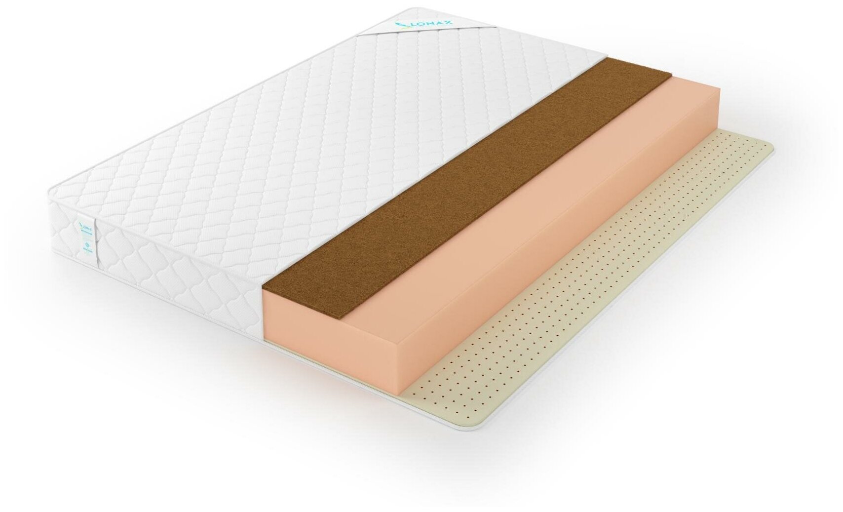 Россия Матрас Lonax Roll Latex Cocos 180x205