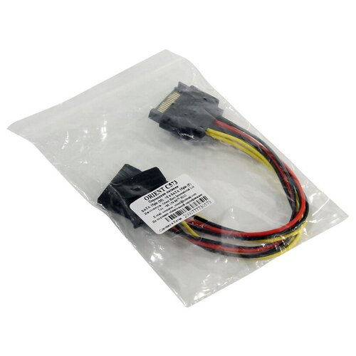 Переходник питания SATA SATA (M) -> 2 x SATA (F) | ORIENT C573 переходник питания sata sata m