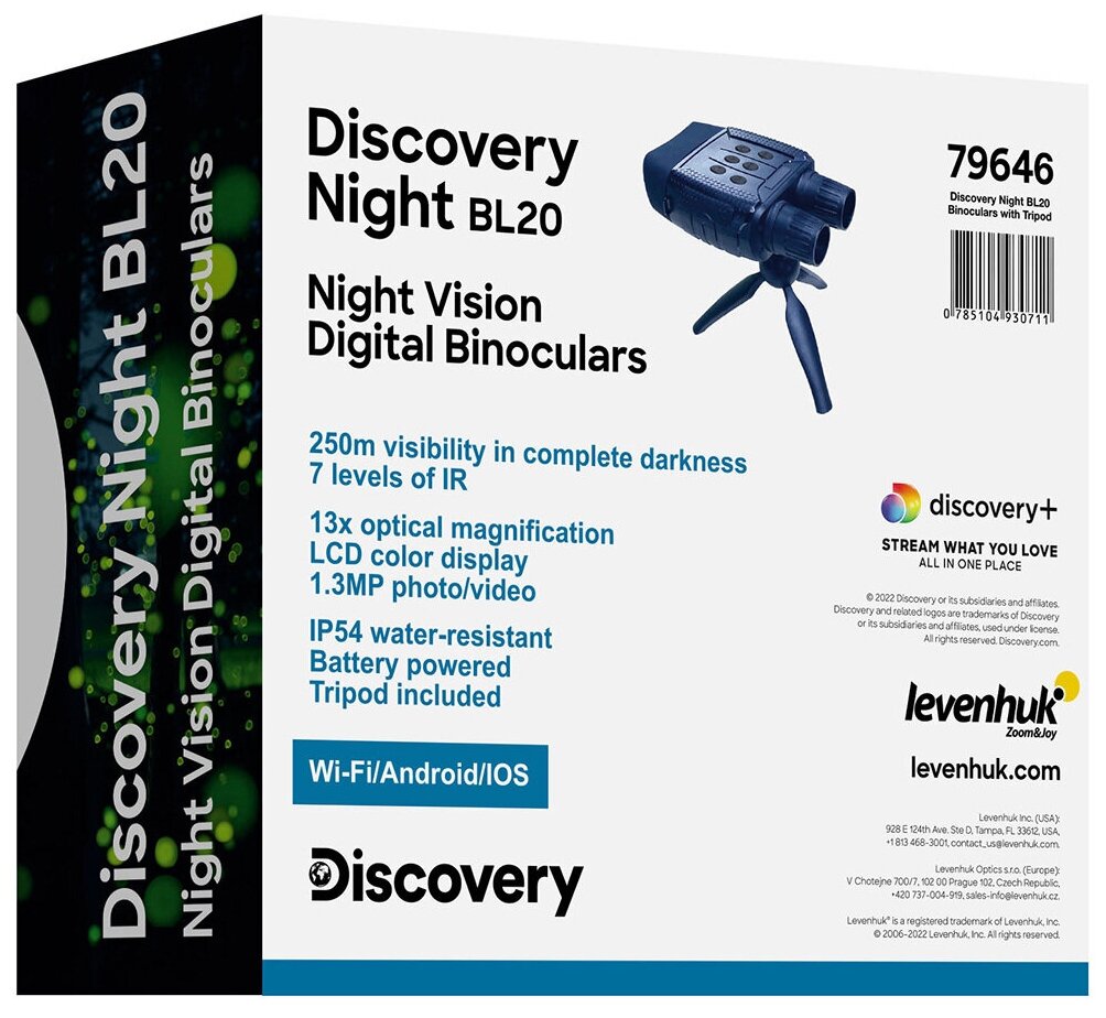 Бинокль цифровой ночного видения Discovery Night BL20 со штативом - фото №10