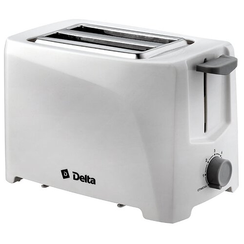 Тостер DELTA DL-6900, белый отпариватель delta dl 655р белый зеленый