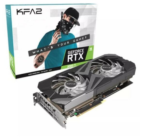 Видеокарта KFA2 GeForce RTX 3060 Ti EX LHR 8GB 36ISL6MD1WTK