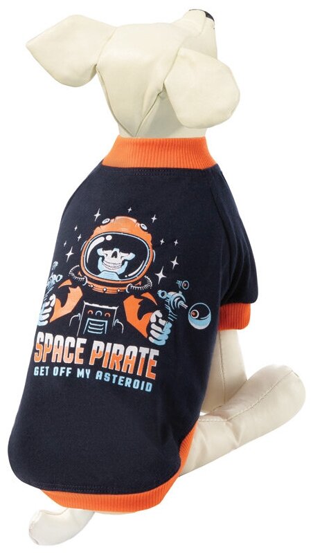 Футболка для собак "Космический пират" (35см )