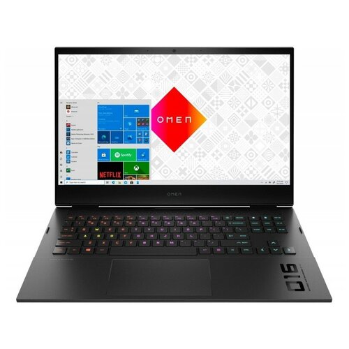 Ноутбук HP OMEN 16-B0265NW 5T5Z9EA i7-11800H16GB1TB SSD161 FHDGeForce RTX 3070 8GBENGRUSnoOSчерный 13500000₽