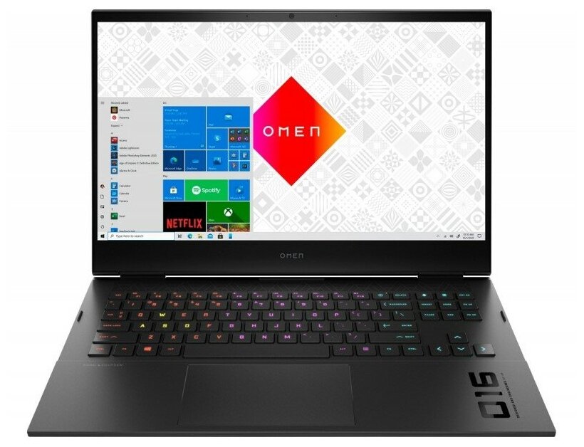 Ноутбук HP Omen 16-c0045ur Ryzen 7 5800H16GbSSD1000GbRTX 3070 8Gb161IPSFHDDOS30dksilver