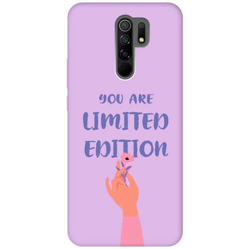 Силиконовый чехол на Xiaomi Redmi 9, Сяоми Редми 9 Silky Touch Premium с принтом Limited Edition сиреневый силиконовый чехол на xiaomi redmi 9 сяоми редми 9 silky touch premium с принтом heartbreaker сиреневый