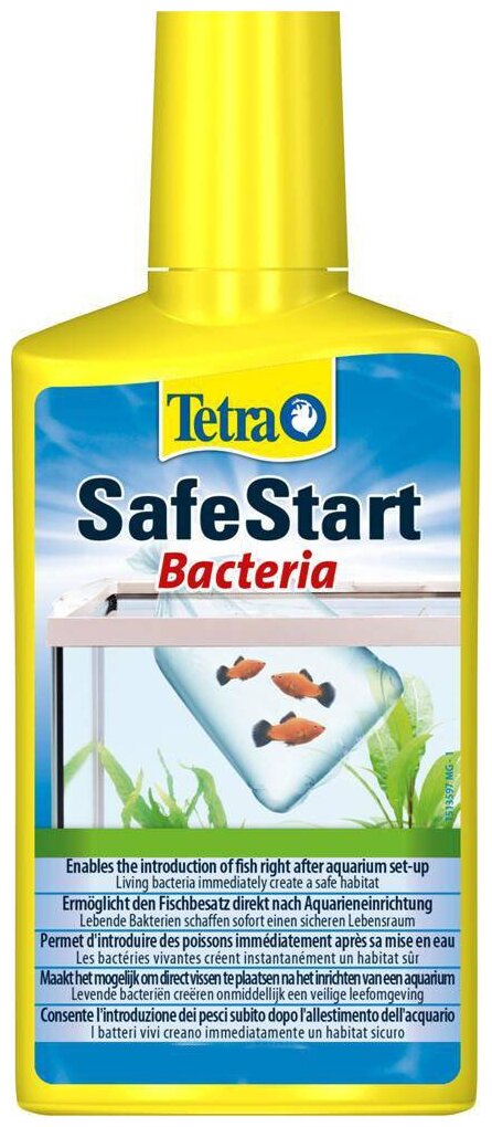 Tetra Safe Start Bacteria бактериальная культура для запуска нового аквариума, 100 мл - фотография № 3