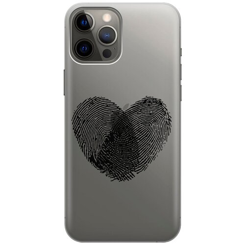 Силиконовый чехол на Apple iPhone 12 Pro Max / Эпл Айфон 12 Про Макс с рисунком Lovely Fingerprints силиконовый чехол на apple iphone 14 pro max эпл айфон 14 про макс с рисунком lovely fingerprints