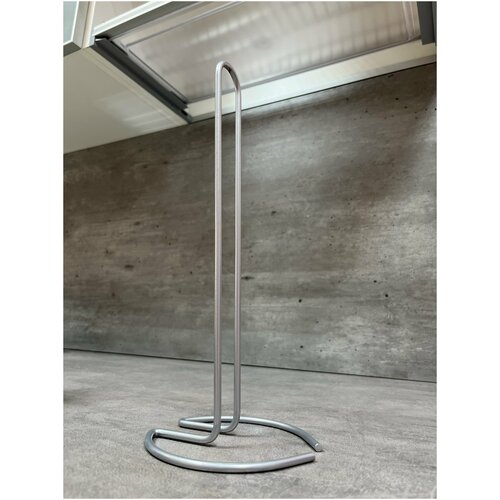 Держатель для бумажных полотенец найди для рулонных полотенец, кухонный, для туалетной бумаги. Металлик серебристый