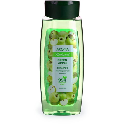 Шампунь для волос Aroma Natural Green Apple 400 мл. Арт.24077