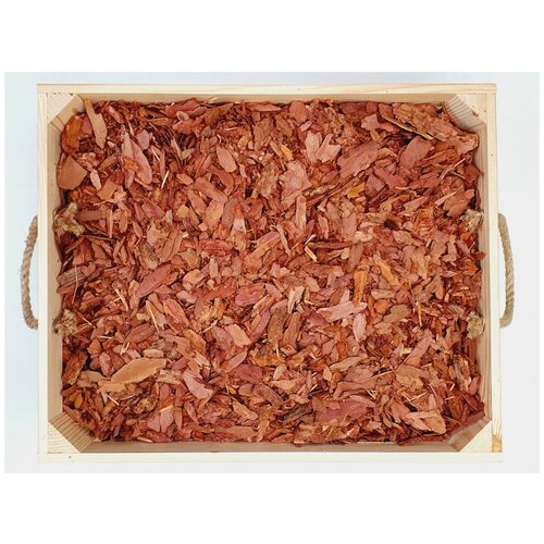 Кора (мульча) сибирской лиственницы профи фракция 1-3 см 60л