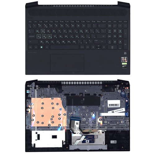 Клавиатура keyboard для ноутбука HP Pavilion Gaming 15-EC топкейс 8507₽