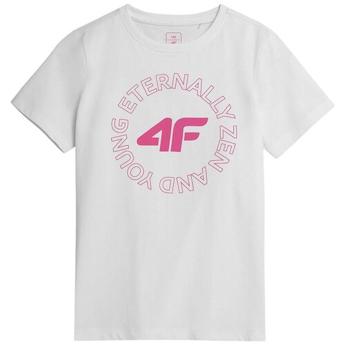 Футболка 4F GIRL'S T-SHIRTS Дети HJZ21-JTSD002A-10S 140