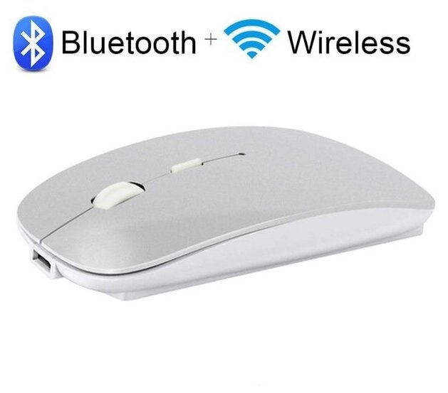 Беспроводная перезаряжаемая Bluetooth + Wireless мышь Booox