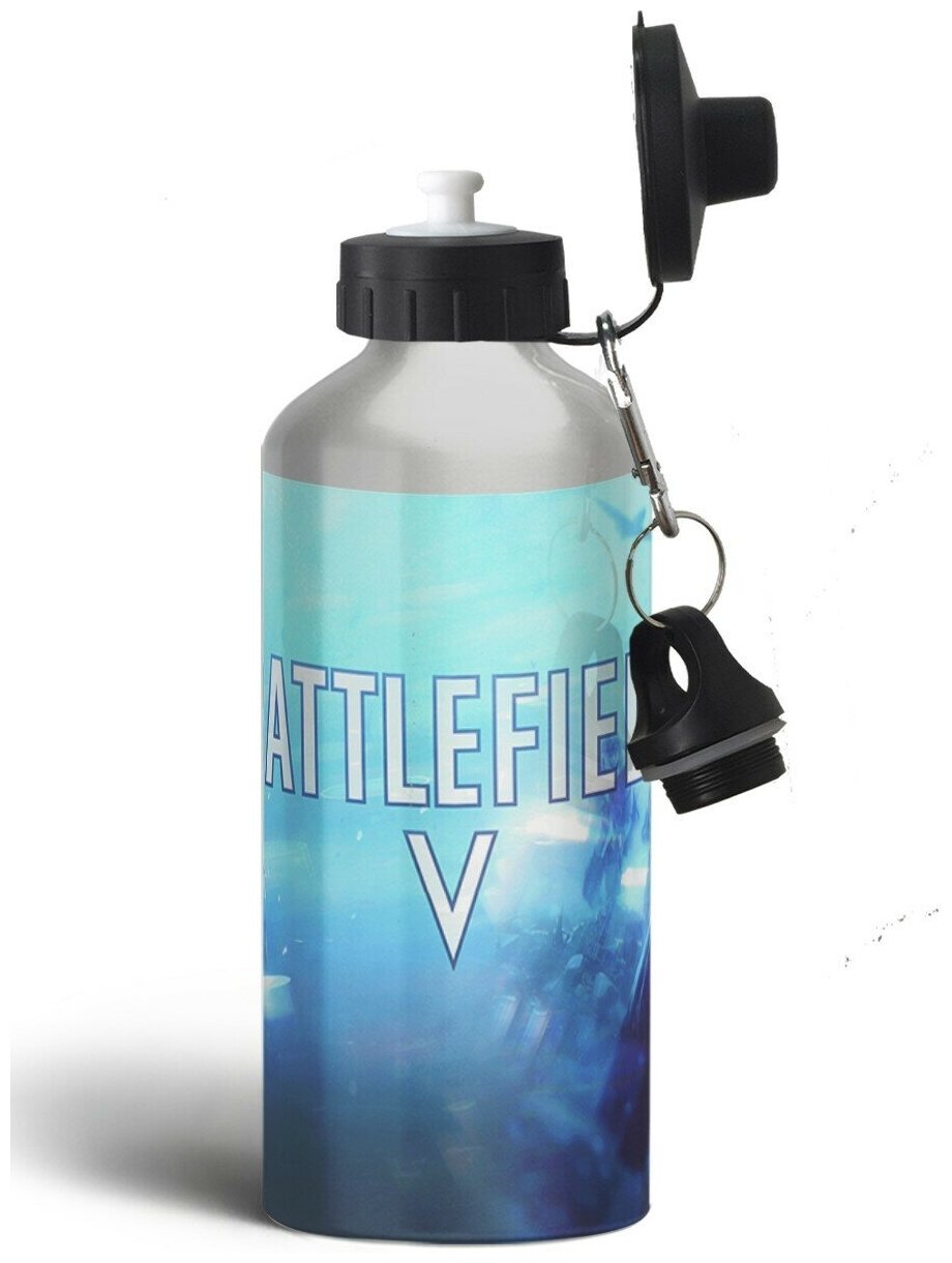 Бутылка спортивная,туристическая фляга, 500мл Battlefield 5