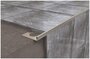 Профиль для плитки внешний L-образный 15мм лука ПК 01-15НСП.2700.001, длина 2,7м, нержавеющая сталь полированная