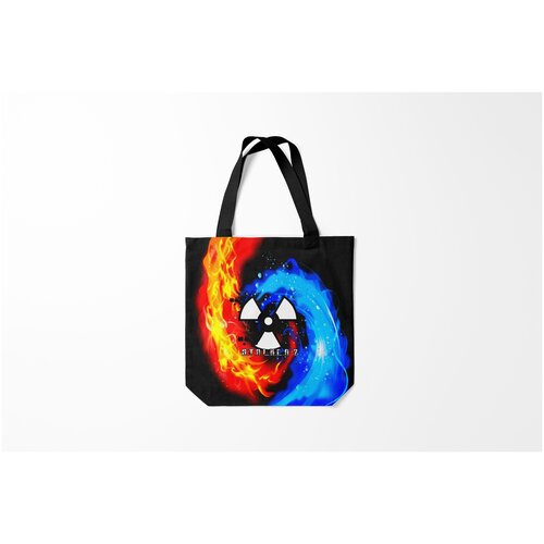 фото Сумка-шоппер / 40х40 см / геймерам / stalker s.t.a.l.k.e.r 2 burnettie