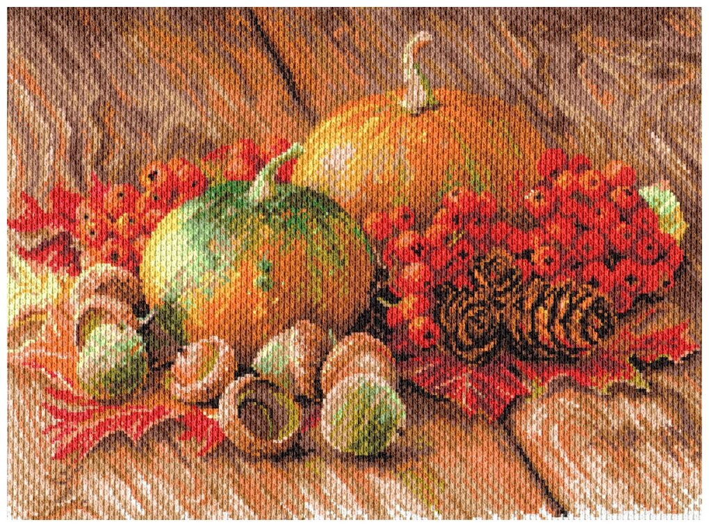 Рисунок на канве матренин посад арт.37х49 - 1754 Дачный сезон