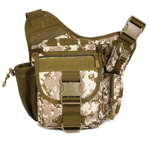 Многофункциональная тактическая сумка на плечо для охоты, рыбалки, страйкбола. тактическая сумка рюкзак на плечо для охоты рыбалки страйкбола коричневый