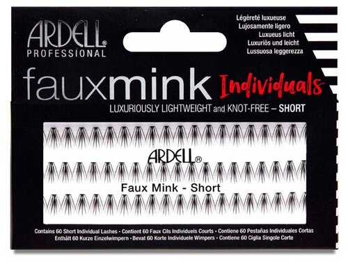 Ardell Faux Mink пучки ресниц норка , короткие