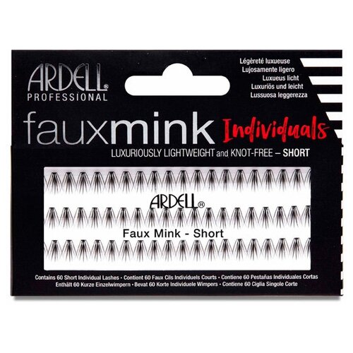 Ardell Faux Mink пучки ресниц норка , короткие ardell накладные пучки faux mink норка средние