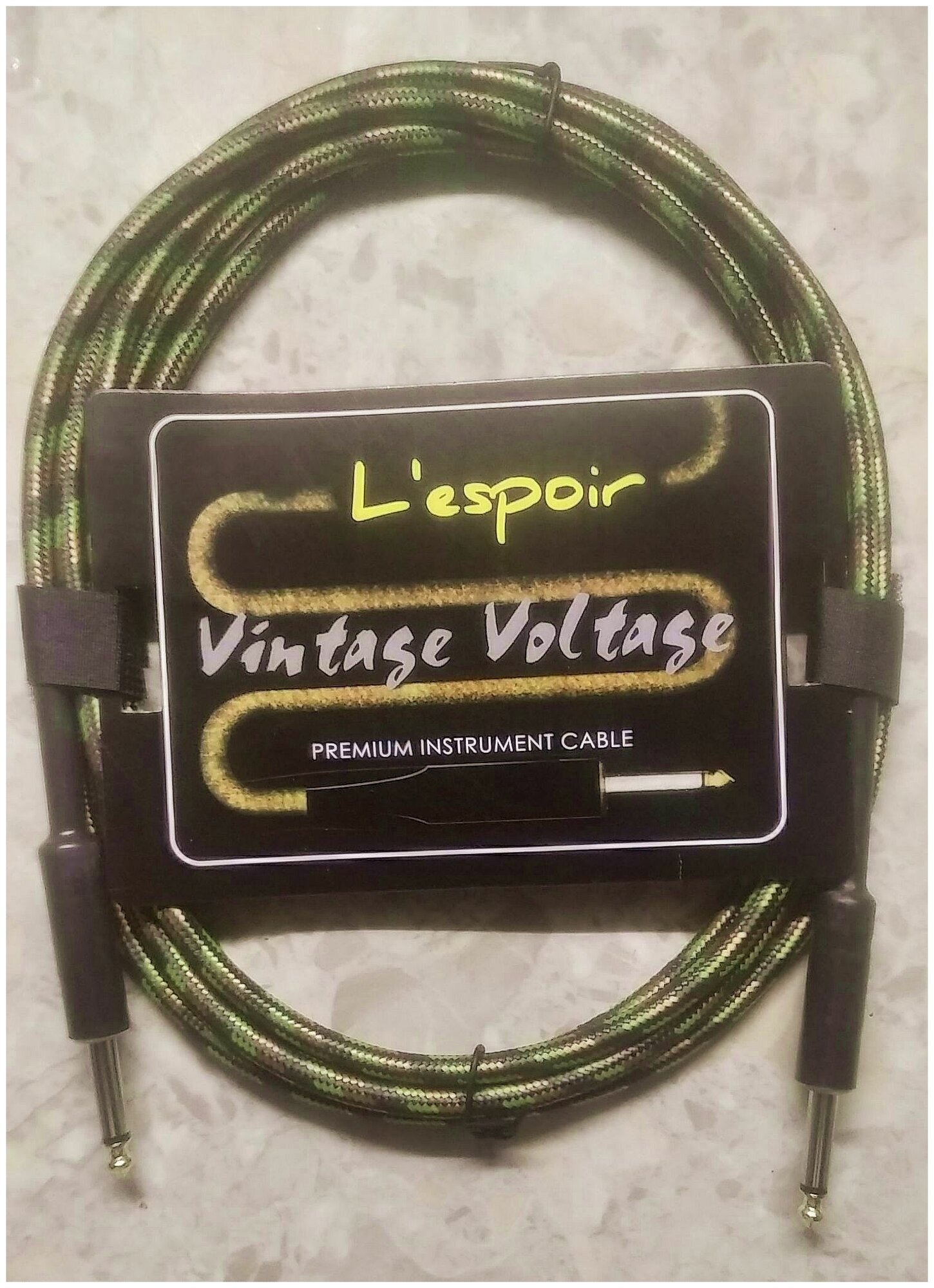 Кабель гитарный Vintage Voltage 3м камуфляжный