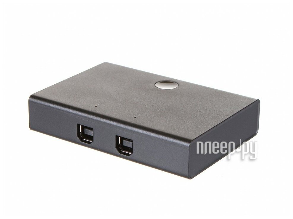 Разветвитель портов UGREEN US158 30345 USB 20 Sharing Switch 2x1 Цвет черный