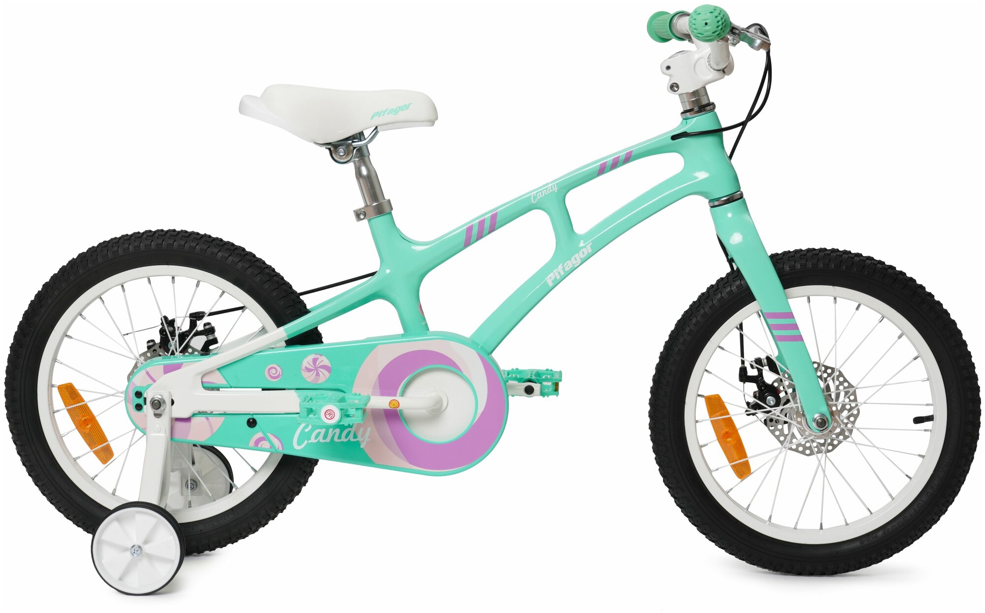 Велосипед Pifagor Candy 16 (2022) one size мятный