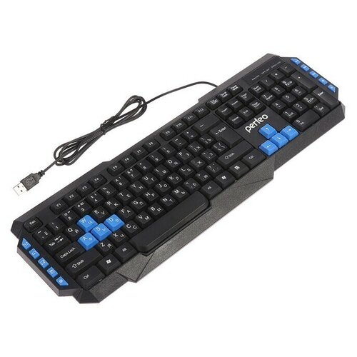 Клавиатура Perfeo ROBOTIC PF-5193 игровая проводная мембранная USB черная 102500₽