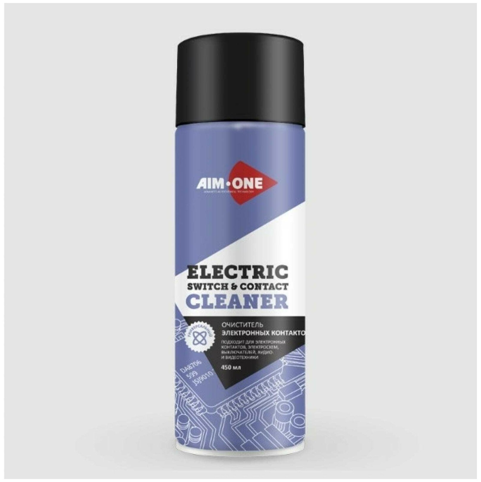 Очиститель электронных контактов Electric switch & contact Cleaner AIM-ONE 450мл (аэрозоль)