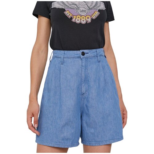 фото Шорты lee stella pleated short light linnen женщины l37anbyk 28